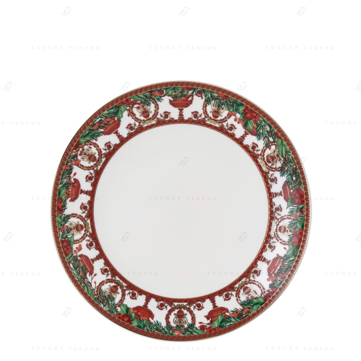 Тарелка главная 28см коллекции Love Baroque Holiday бренда Rosenthal Versace