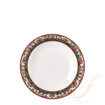 Тарелка суповая 22см коллекции Love Baroque Holiday бренда Rosenthal Versace