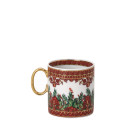 Чашка эспрессо с блюдцем 0,1л коллекции Love Baroque Holiday бренда Rosenthal Versace