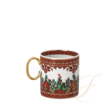 Чашка эспрессо с блюдцем 0,1л коллекции Love Baroque Holiday бренда Rosenthal Versace