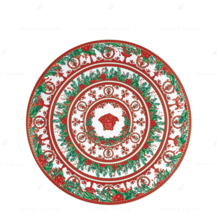 Тарелка рождественская 33см коллекции Love Baroque Holiday бренда Rosenthal Versace