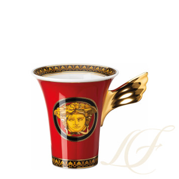 Чашка кофейная с блюдцем 0,18л коллекции Medusa бренда Rosenthal Versace