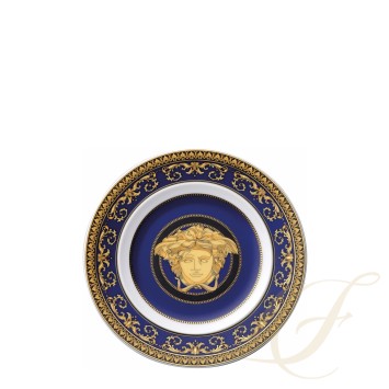 Тарелка десертная 18см коллекции Medusa blue бренда Rosenthal Versace