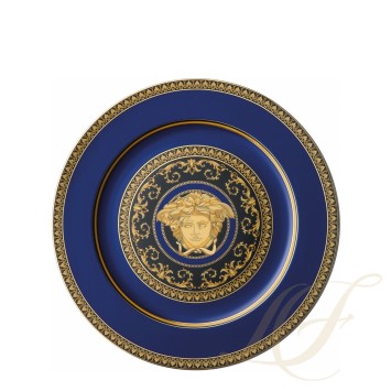 Тарелка подстановочная 30см коллекции Medusa blue бренда Rosenthal Versace