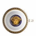 Чашка чайная с блюдцем 0,22л коллекции Medusa blue бренда Rosenthal Versace