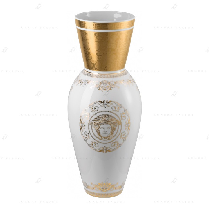 Ваза 75см коллекции Medusa Gala Gold бренда Rosenthal Versace