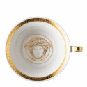 Чашка чайная с блюдцем 0,22л коллекции Medusa Gala Gold бренда Rosenthal Versace