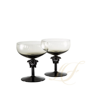 Набор из 2 Флюте для шампанского 300мл коллекции Medusa Lumière Haze 2nd Edition бренда Rosenthal Versace