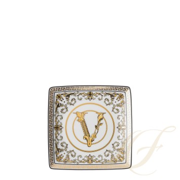 Чаша квадратная 12см коллекции Virtus Gala White бренда Rosenthal Versace