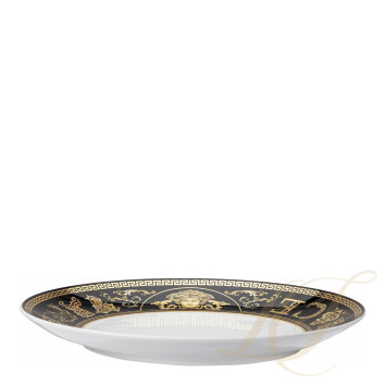 Тарелка закусочная 21см коллекции Virtus Gala Black бренда Rosenthal Versace