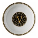 Салатник 22см коллекции Virtus Gala Black бренда Rosenthal Versace