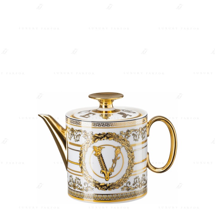 Чайник 0,9л коллекции Virtus Gala White бренда Rosenthal Versace