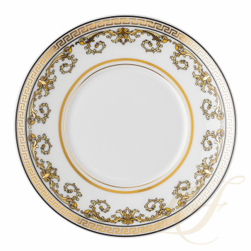 Чашка чайная с блюдцем 0,2л коллекции Virtus Gala White бренда Rosenthal Versace