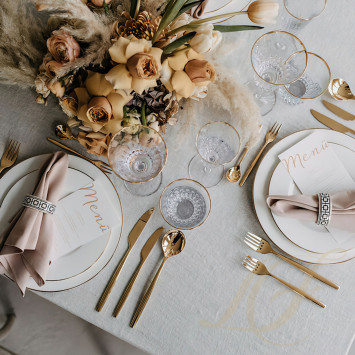 Тарелка закусочная 22см  коллекции Anmut Gold бренда VB