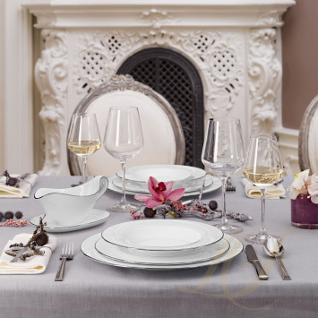 Тарелка главная 28см коллекции Anmut Platinum бренда VB