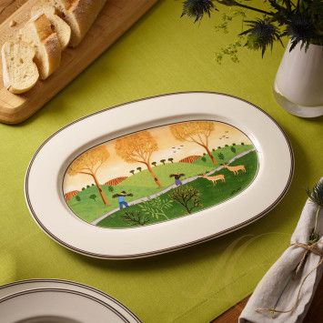 Блюдо овальное 34см коллекции Design Naif бренда VB