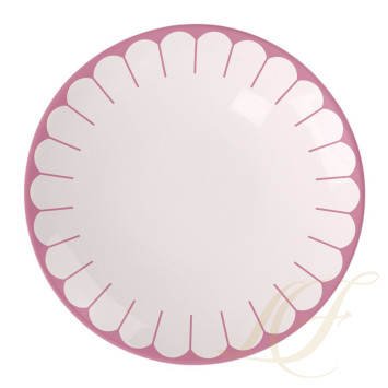 Тарелка закусочная 21см, 4шт. коллекции Fleur бренда VB