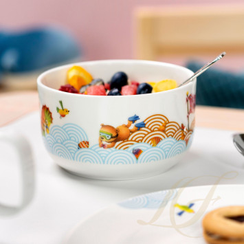 Чаша бульонная детская 12,5см коллекции Happy as a Bear бренда VB