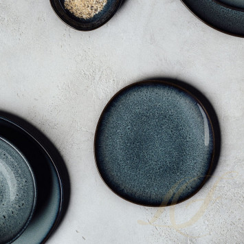 Тарелка десертная 17см коллекции Lave Gris бренда VB