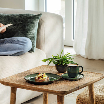 Блюдце для чашки кофейной 15см коллекции Lave Grün бренда VB