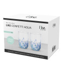 Стакан лонгдринк 0,3л, 2шт. коллекции Like Confetti Aqua бренда VB