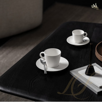 Чашка эспрессо с блюдцем 0,07л коллекции Manufacture Rock Blanc бренда VB