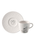 Блюдце для чашки кофейной 15,4см коллекции Manufacture Rock Blanc - Mickey Mouse бренда VB
