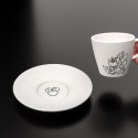 Блюдце для чашки эспрессо 12см коллекции Manufacture Rock Blanc - Mickey Mouse бренда VB