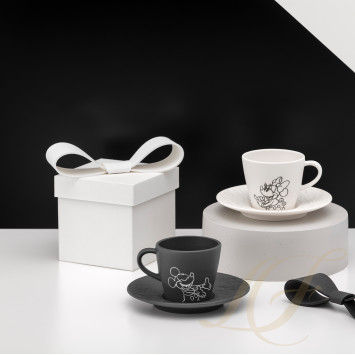 Чашка эспрессо с блюдцем 0,06л, 2шт. коллекции Manufacture Rock - Mickey Mouse бренда VB