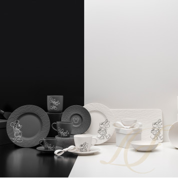 Чашка эспрессо с блюдцем 0,06л, 2шт. коллекции Manufacture Rock - Mickey Mouse бренда VB