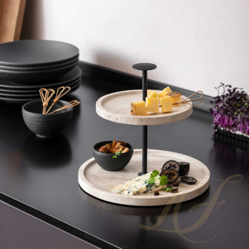 Этажерка 22,5см коллекции Manufacture Travertine бренда VB