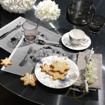 Тарелка закусочная 21см коллекции Mariefleur Gris бренда VB