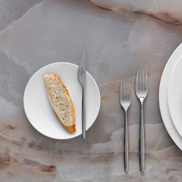 Тарелка десертная 16см коллекции MetroChic Blanc бренда VB