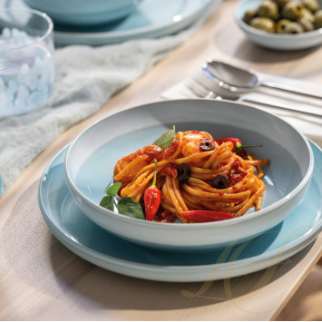 Чаша для спагетти 22,2см коллекции Perlemor Aqua бренда VB