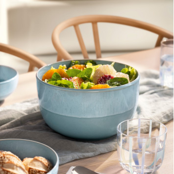 Салатник 22см коллекции Perlemor Aqua бренда VB