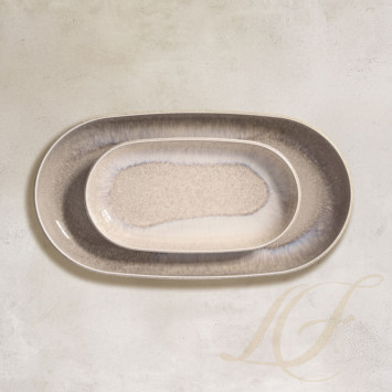 Блюдо овальное 23см коллекции Perlemor Sand бренда VB