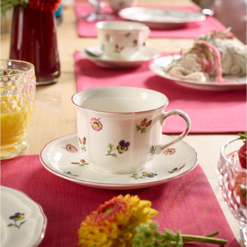 Чашка для завтрака с блюдцем 0,26л коллекции Petite Fleur бренда VB