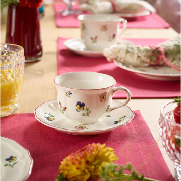 Чашка чайная с блюдцем 0,13л коллекции Petite Fleur бренда VB