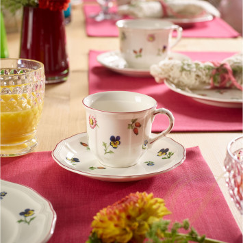 Чашка кофейная с блюдцем 0,12л коллекции Petite Fleur бренда VB