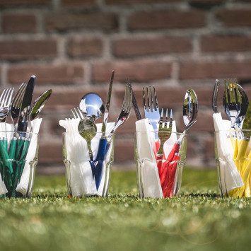 Набор столовых приборов из 24 предметов коллекции Play! Sunny Day 