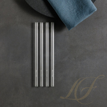 Трубочка для коктейля 20см, 4шт. коллекции Purismo Bar бренда VB