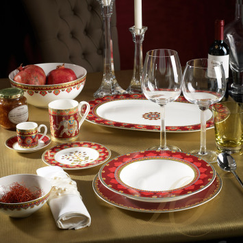 Тарелка главная 28см коллекции Samarkand Rubin бренда VB