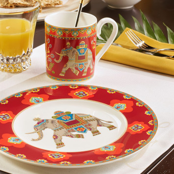 Тарелка закусочная 22см коллекции Samarkand Rubin бренда VB