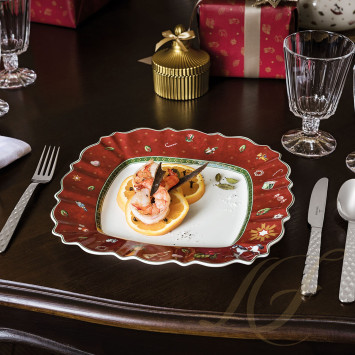 Тарелка главная квадратная 