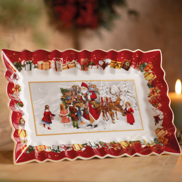 Блюдо для пирога прямоугольное 