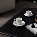 Чашка кофейная с блюдцем 0,15л коллекции Manufacture Rock Blanc бренда Villeroy & Boch