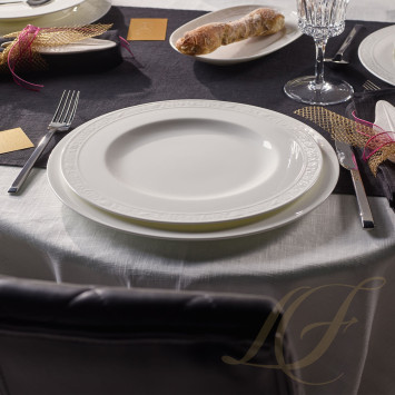 Тарелка главная 27см коллекции White Pearl бренда VB