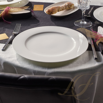 Тарелка подстановочная/гурман 30см коллекции White Pearl бренда VB