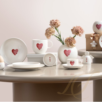 Блюдце для чашки эспрессо 12см коллекции With Love 