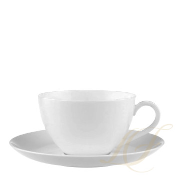 Чашка для завтрака с блюдцем 0,4л коллекции Anmut бренда VB